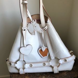 Vintage Luella White leather Shoulder bag